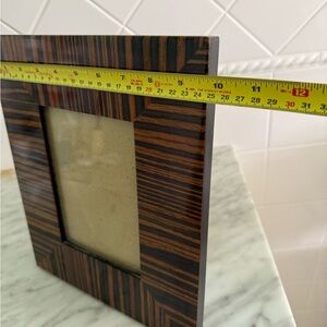 Large Brown Black Picture Frame 4 X 6 picture